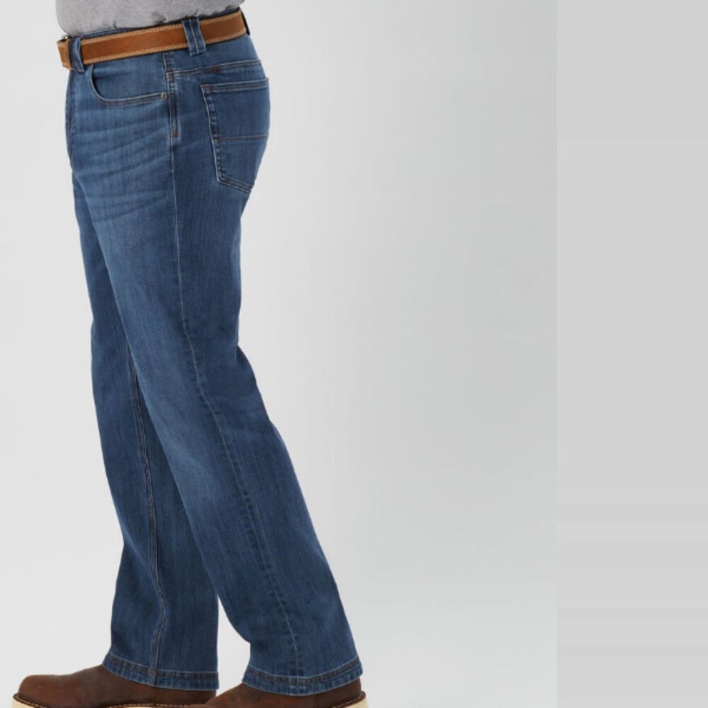 Duluth Trading Co. Men's Ballroom Double Flex Relaxed Fit Denim Jeans 40‎ x 30